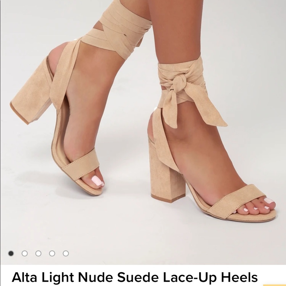 Lulu’s Tie Up Heels